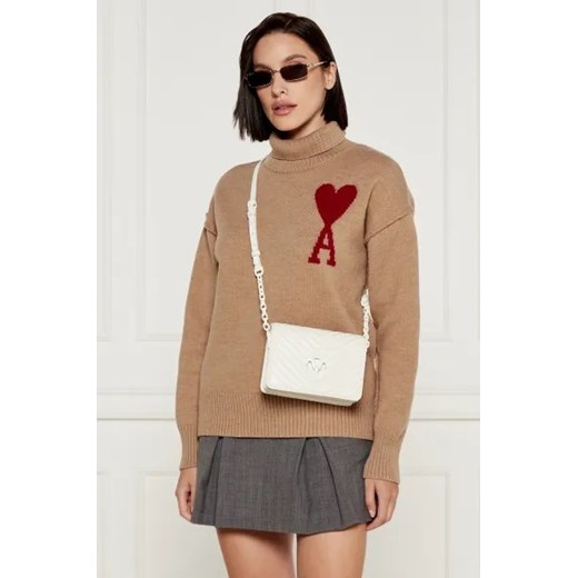 Pinko Skórzana torebka na ramię LOVE CLICK MINI Pinko One Size Gomez Fashion Store