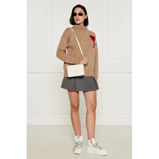 Pinko Skórzana torebka na ramię LOVE CLICK MINI Pinko One Size Gomez Fashion Store