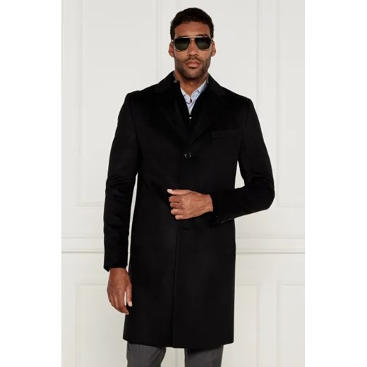 BOSS BLACK Wełniany płaszcz Hyde | z dodatkiem kaszmiru 48 Gomez Fashion Store