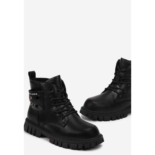 Buty zimowe dziecięce Renee trapery sznurowane 