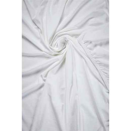 Beddinghouse Dżersejowe prześcieradło w kolorze białym na gumce ze sklepu Limango Polska w kategorii Prześcieradła - zdjęcie 175056583