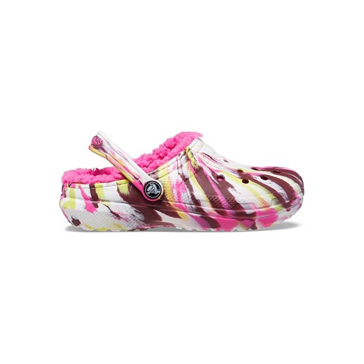 Crocs Chodaki w kolorze różowym ze wzorem Crocs 23/24 promocja Limango Polska