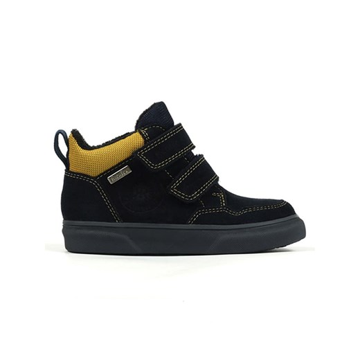 Richter Shoes Skórzane sneakersy &quot;Leandro&quot; w kolorze granatowym ze sklepu Limango Polska w kategorii Buty sportowe dziecięce - zdjęcie 175057204