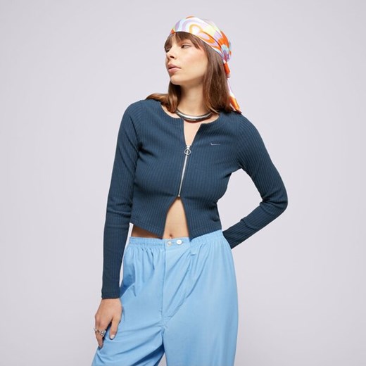 NIKE SWETER W NSW NK CHLL KNT RIB FZ CRDGN ze sklepu Sizeer w kategorii Bluzy damskie - zdjęcie 175058484