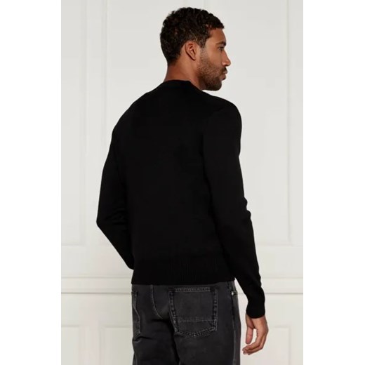AMI Paris Wełniany kardigan | Regular Fit Ami Paris L Gomez Fashion Store