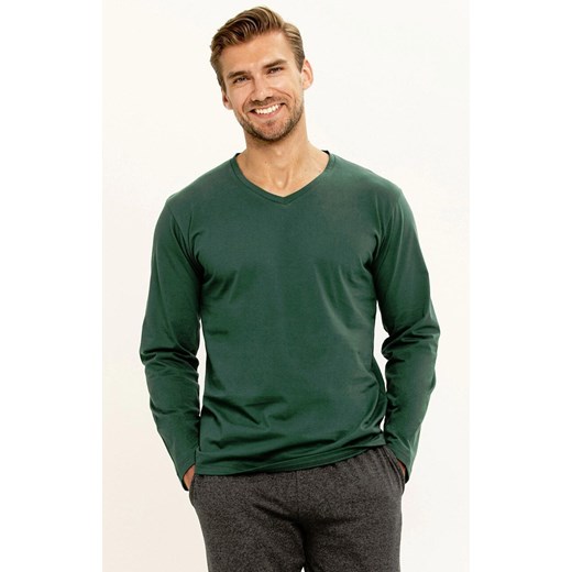 Bawełniana piżama męska Dan 3301, Kolor zielono-szary, Rozmiar L, Taro ze sklepu Intymna w kategorii Piżamy męskie - zdjęcie 175066304