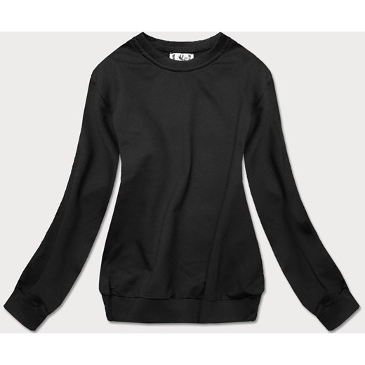 CIENKA BLUZA DRESOWA DAMSKA ZE ŚCIĄGACZAMI CZARNA (WB11002-3) ze sklepu goodlookin.pl w kategorii Bluzy damskie - zdjęcie 175067594