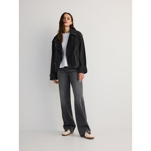 Jeansy damskie Reserved bawełniane 