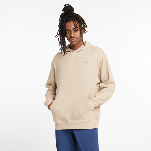 Bluza męska New Balance MT43519SOT – beżowa ze sklepu New Balance Poland w kategorii Bluzy męskie - zdjęcie 175070522