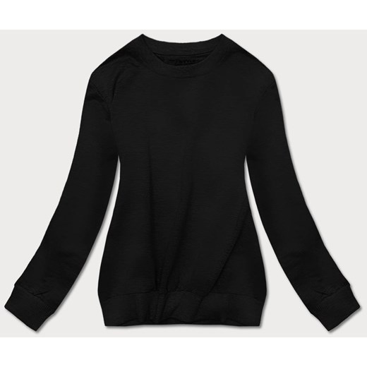 Cienka bluza dresowa damska ze ściągaczami czarna (68W05-3) ze sklepu goodlookin.pl w kategorii Bluzy damskie - zdjęcie 175072764