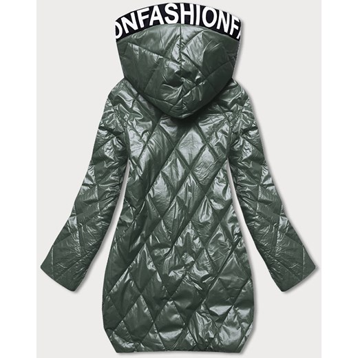 Pikowana kurtka z kapturem zielona (B8082-10) Goodlookin.pl 52 goodlookin.pl