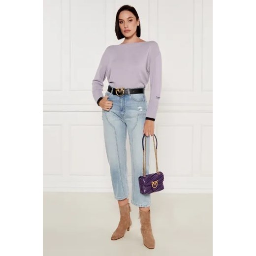 Pinko Skórzana torebka na ramię Love Puff Baby Pinko One Size Gomez Fashion Store
