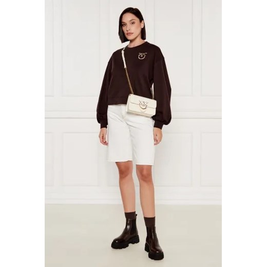 Pinko Skórzana torebka na ramię LOVE ONE MINI LIGHT Pinko One Size Gomez Fashion Store