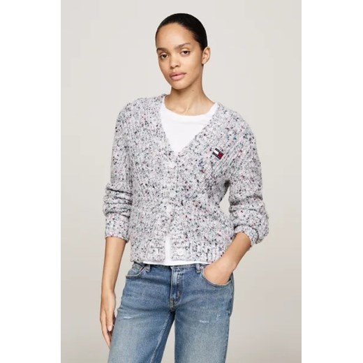 Tommy Jeans Kardigan | Relaxed fit | z dodatkiem wełny Tommy Jeans S Gomez Fashion Store