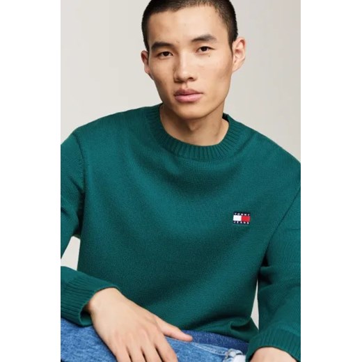 Tommy Jeans Sweter | Regular Fit | z dodatkiem wełny Tommy Jeans M Gomez Fashion Store