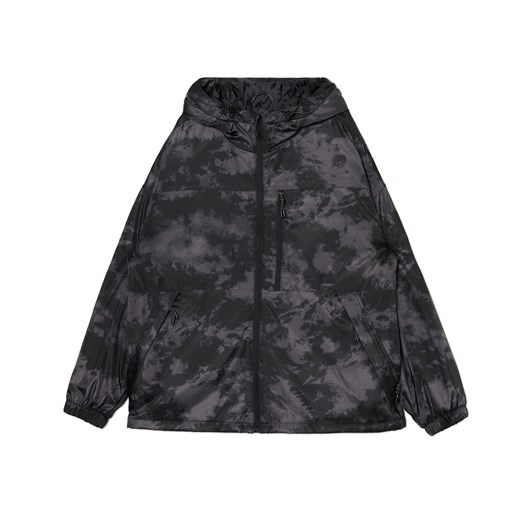 Cropp - Szara kurtka basic z kapturem - szary Cropp S Cropp