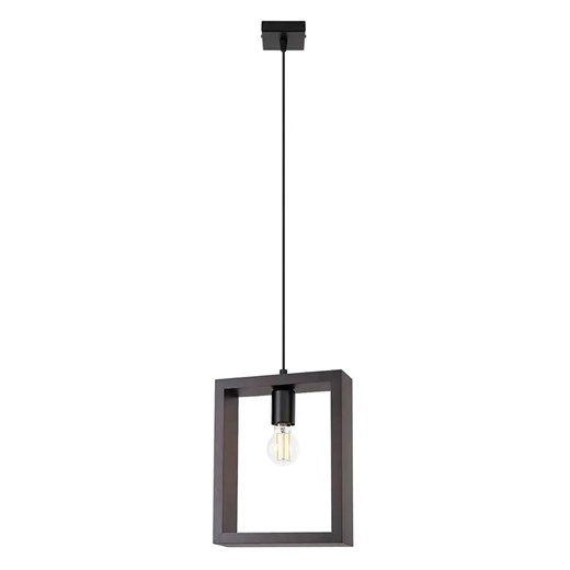 Lampa wisząca loftowa z drewna wenge - A646 M5-T84 ze sklepu Edinos.pl w kategorii Lampy wiszące - zdjęcie 175077624