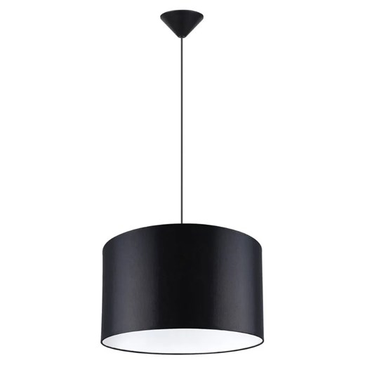 Czarna minimalistyczna lampa z abażurem - A654-Igla Lumes One Size Edinos.pl