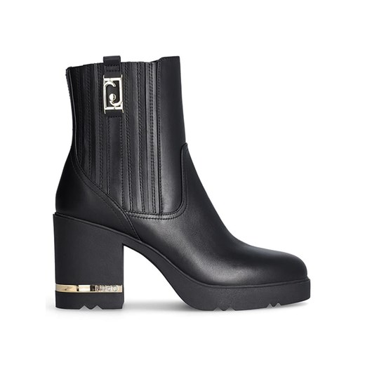 Liu Jo Skórzane botki w kolorze czarnym - id: 15953346 - marki Liu Jo - 175081091 Liu Jo Skórzane botki w kolorze czarnym ze sklepu Limango Polska w kategorii Botki - zdjęcie 175081091