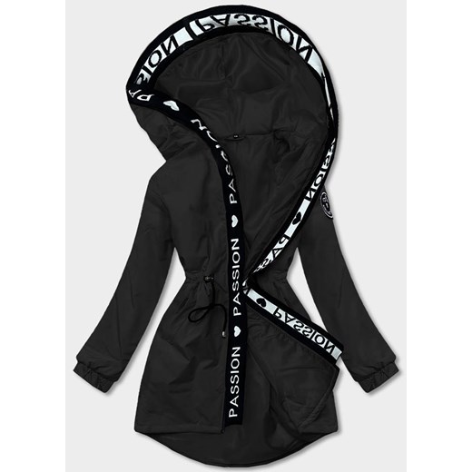 Damska parka oversize czarna (B8080-1) ze sklepu goodlookin.pl w kategorii Parki damskie - zdjęcie 175081363