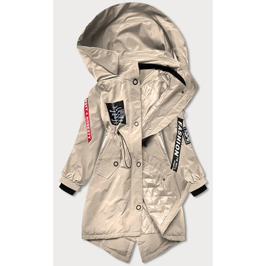 LEKKA DAMSKA PARKA BEŻOWA (B9786-46) Goodlookin.pl XXL (44) goodlookin.pl