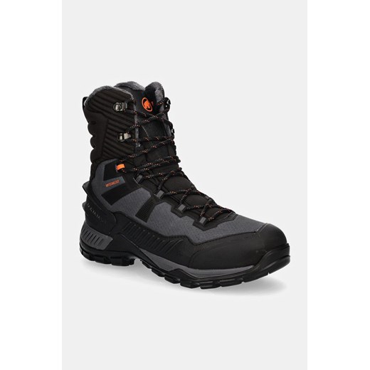Mammut buty Blackfin III WP High męskie kolor czarny ocieplone 3030.04050 ze sklepu ANSWEAR.com w kategorii Buty trekkingowe męskie - zdjęcie 175083531