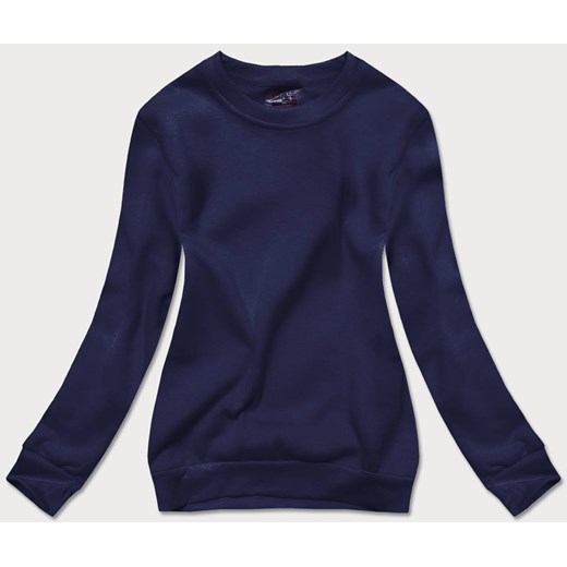 Bluza dresowa damska ze ściągaczami granatowa (w01-66) ze sklepu goodlookin.pl w kategorii Bluzy damskie - zdjęcie 175087350