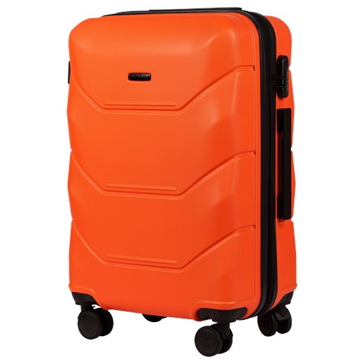 Walizka podróżna średnia Wings Peacock 2.0 24" ORANGE ze sklepu WINGS w kategorii Walizki - zdjęcie 175089283