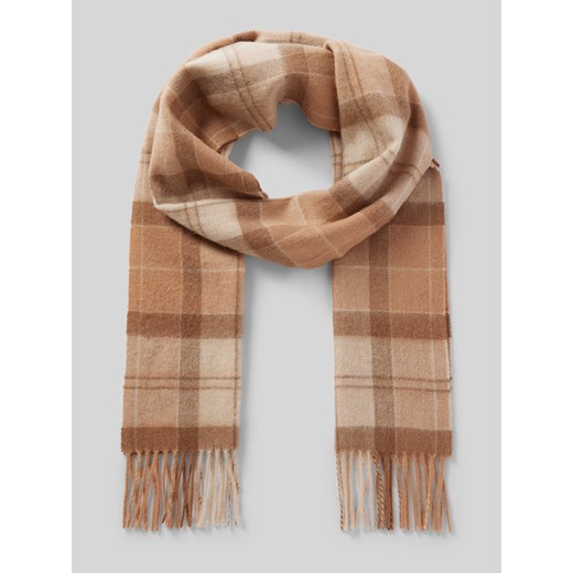 Szalik/chusta Barbour brązowy w stylu boho