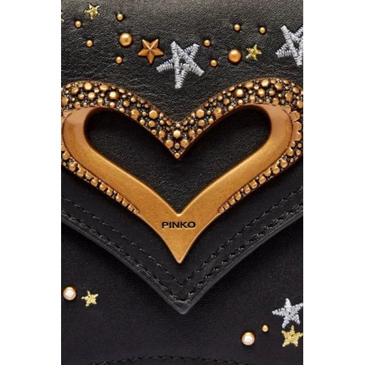 Pinko Skórzana torebka na ramię Pinko One Size Gomez Fashion Store