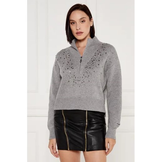 Pinko Sweter BOMBAY | Loose fit | z dodatkiem wełny i kaszmiru ze sklepu Gomez Fashion Store w kategorii Swetry damskie - zdjęcie 175100312