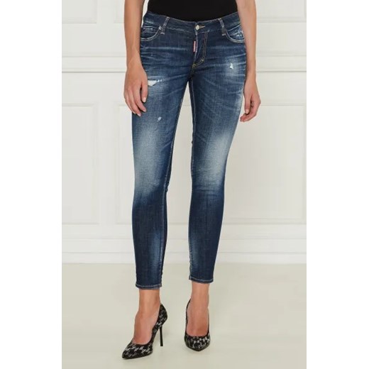 Jeansy damskie Dsquared2 z elastanu