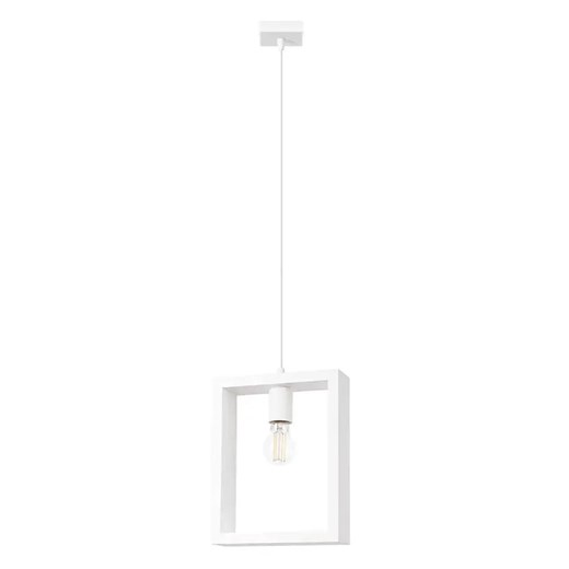 Biała skandynawska lampa wisząca geometryczna - 3X A646 N3-C06 ze sklepu Edinos.pl w kategorii Lampy wiszące - zdjęcie 175107042