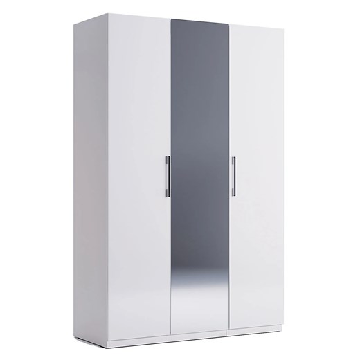 3-drzwiowa uchylna szafa biały połysk E3-H17 ze sklepu Edinos.pl w kategorii Szafy - zdjęcie 175107072