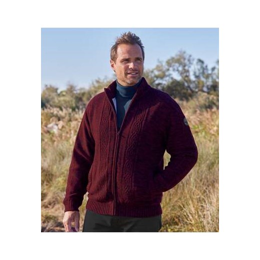 Trykotowa bluza podszyta kożuszkiem sherpa ze sklepu Atlas For Men w kategorii Bluzy męskie - zdjęcie 175109364