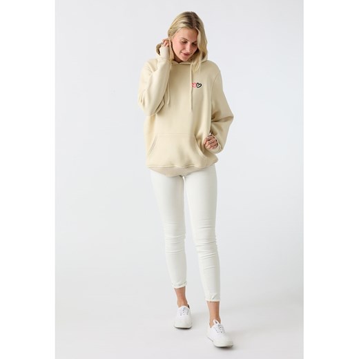 Zwillingsherz Bluza &quot;Lima&quot; w kolorze kremowym Zwillingsherz L/XL promocja Limango Polska