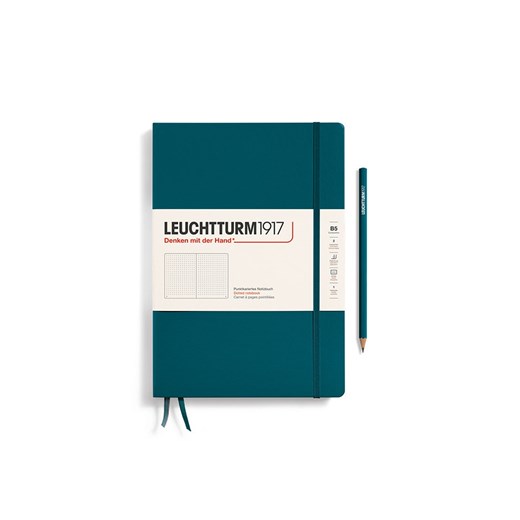 LEUCHTTURM1917 Notatnik w kolorze morskim w kropki - B5 ze sklepu Limango Polska w kategorii Akcesoria biurowe - zdjęcie 175111643