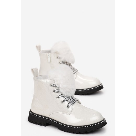 Buty zimowe dziecięce Renee jeansowe