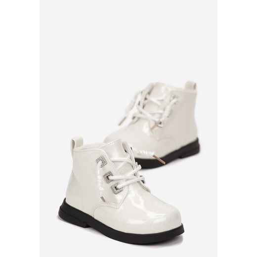Buty zimowe dziecięce Renee z jeansu 