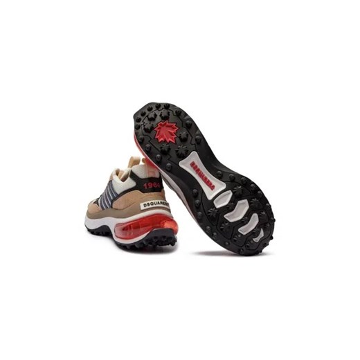 Buty sportowe męskie Dsquared2 sznurowane ze skóry