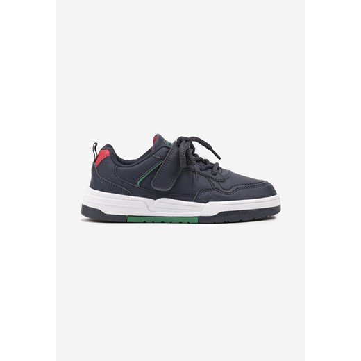 Granatowe Buty Sportowe Sneakersy na Grubej Podeszwie z Zapięciem na Rzep Avasoni ze sklepu born2be.pl w kategorii Buty sportowe dziecięce - zdjęcie 175116333