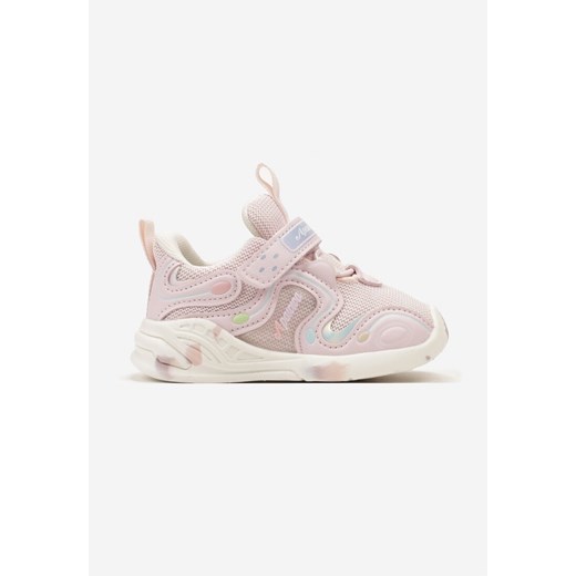 Różowe Buty Sportowe Sneakersy Ozdobione Napisami Fibozia ze sklepu renee.pl w kategorii Buty sportowe dziecięce - zdjęcie 175116580