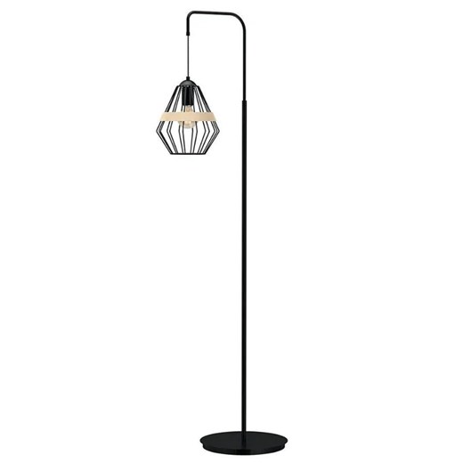 Czarna lampa podłogowa loft - K551-Graso Lumes One Size Edinos.pl