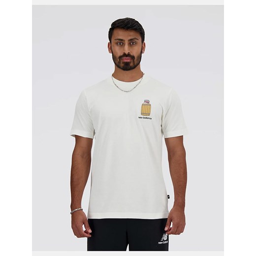 New Balance Koszulka &quot;Barrel Runner&quot; w kolorze białym ze sklepu Limango Polska w kategorii T-shirty męskie - zdjęcie 175119922