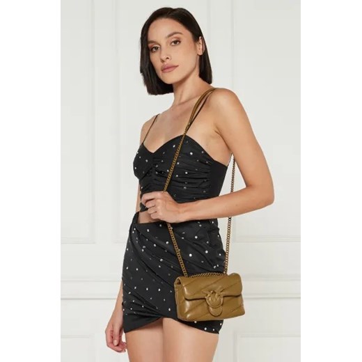 Pinko Skórzana torebka na ramię LOVE PUFF BABY CL Pinko One Size Gomez Fashion Store