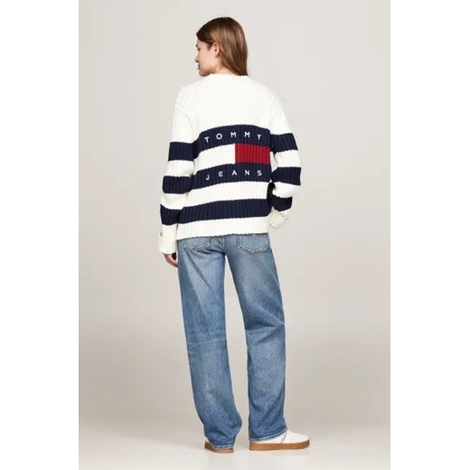 Tommy Jeans Kardigan | Oversize fit | z dodatkiem wełny Tommy Jeans L Gomez Fashion Store