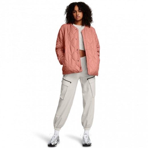 Damskie spodnie treningowe Under Armour Unstoppable Cargo Pant - białe ze sklepu Sportstylestory.com w kategorii Spodnie damskie - zdjęcie 175123082