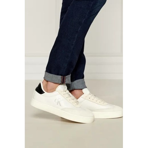 Buty sportowe męskie Calvin Klein z tkaniny wiosenne wiązane