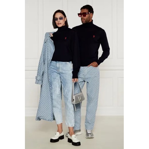 AMI Paris Wełniany golf | Regular Fit Ami Paris S Gomez Fashion Store