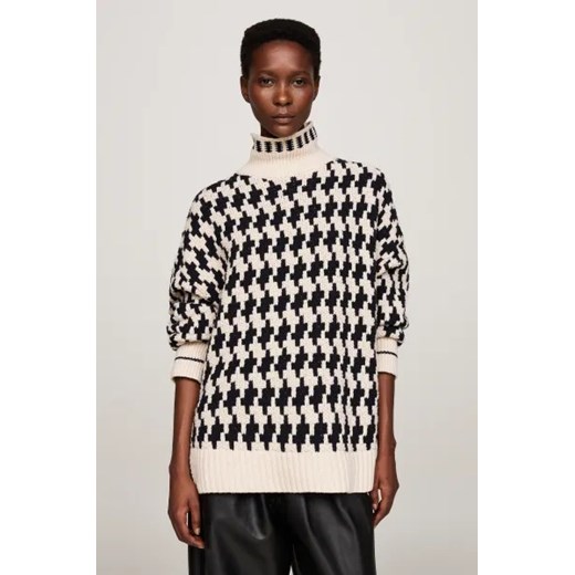 Sweter damski Tommy Hilfiger z okrągłym dekoltem